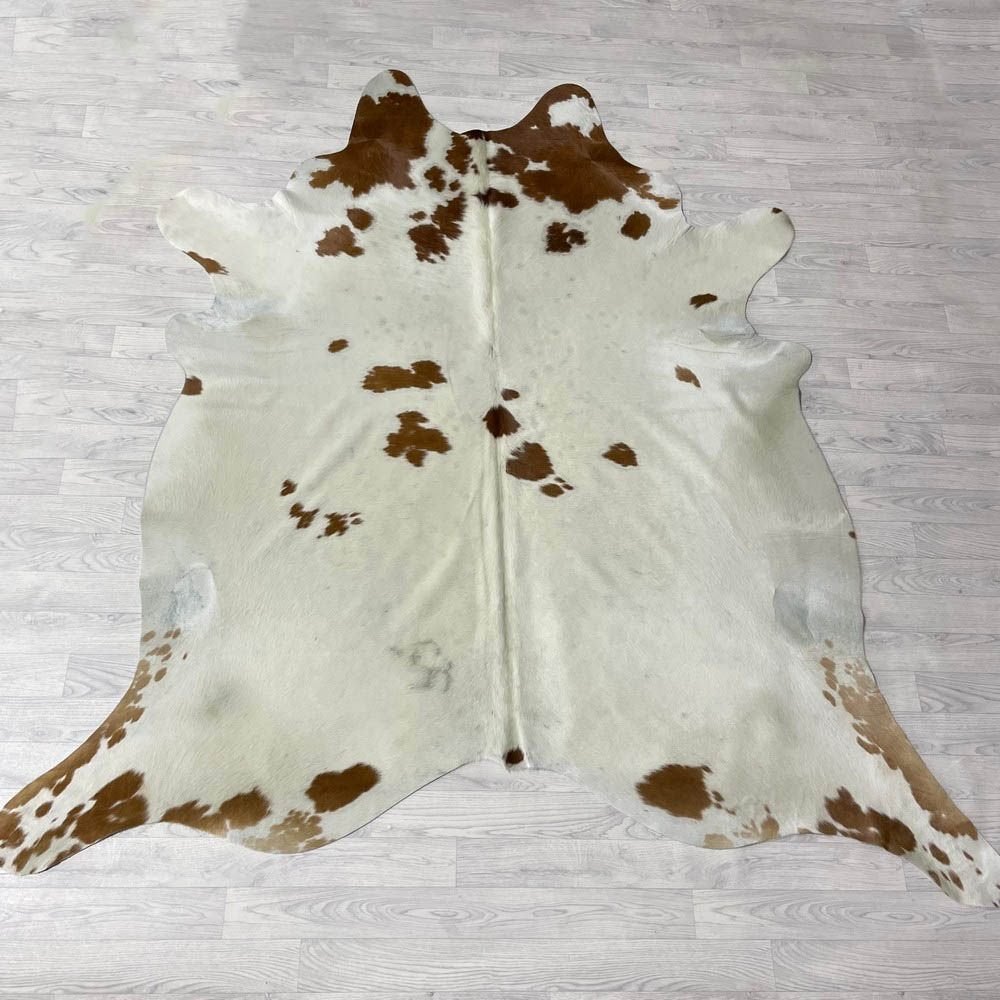 Koeienhuid bruin creme 230x220cm | Lederstore, Landelijk, modern, Scandinavisch, industrieel, 200 cm of meer, Bruin, Overige vormen