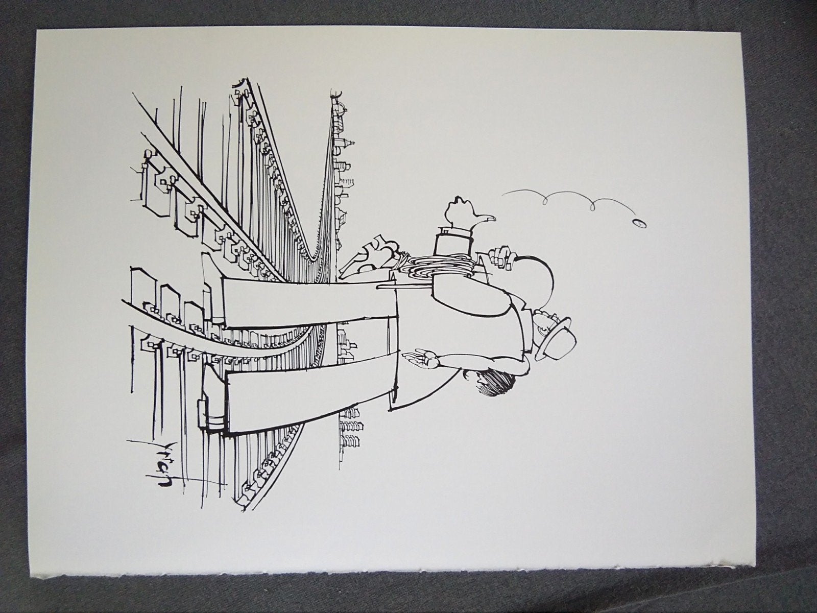 Yrrah Cartoon Spotprent, Ophalen of Verzenden, Voor 1940, Gebruikt, Overige onderwerpen