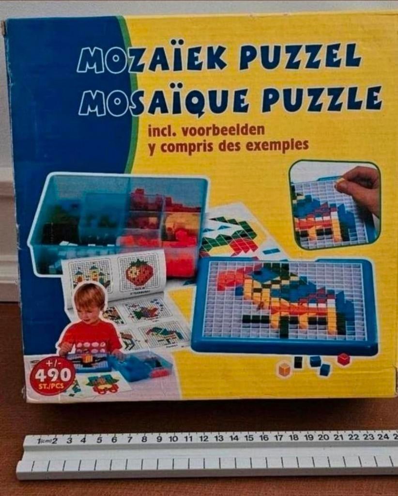 Puzzel Art- mozaïek doos met voorbeelden- Ook verzenden, Ophalen