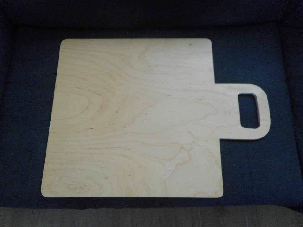 houten pizza serveerblad, Snij-/serveerplank, Ophalen of Verzenden, Zo goed als nieuw, Hout