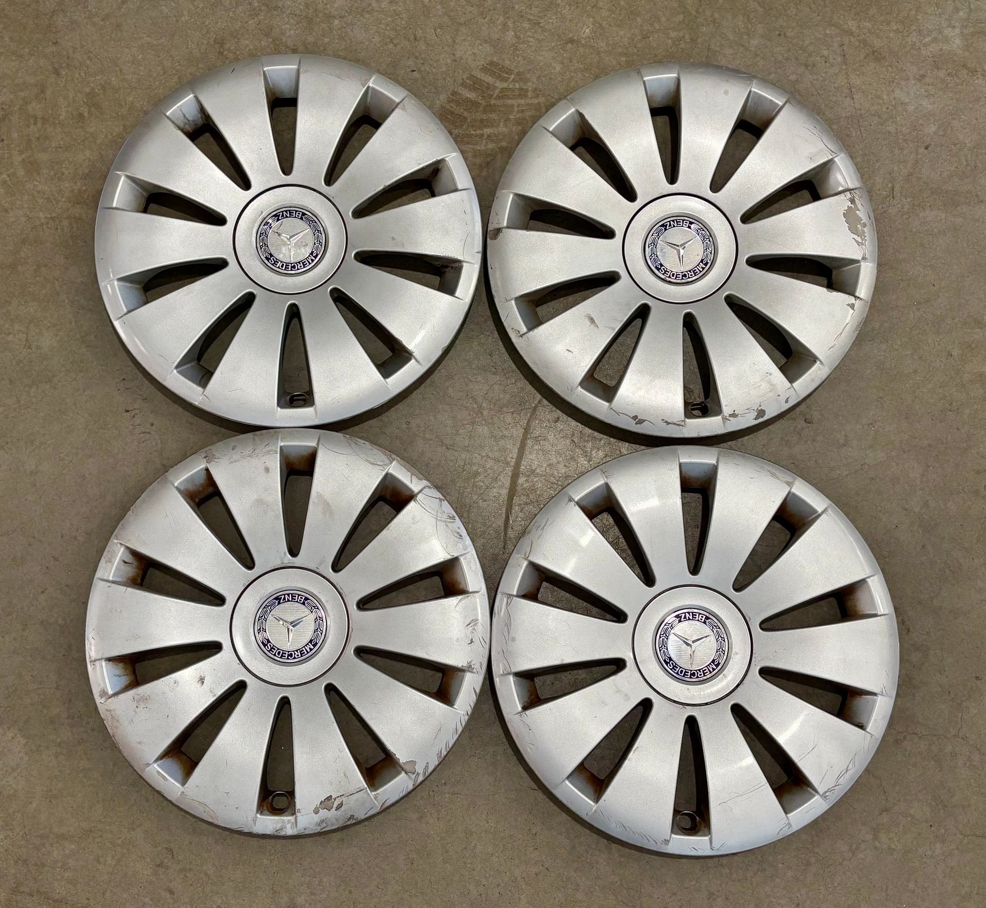 Wieldop Mercedes A-Klasse | Set van 4 | 15 inch A2464000025, Gebruikt, -, -, Ophalen of Verzenden