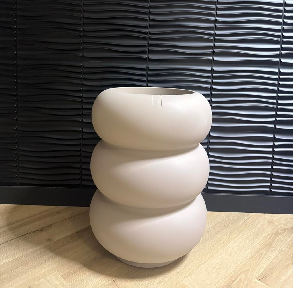 Elho Amber Roll bloempot plantenbak Nieuw, Tuin en Terras, Bloempotten, Kunststof, 40 cm of meer, Rond, Nieuw