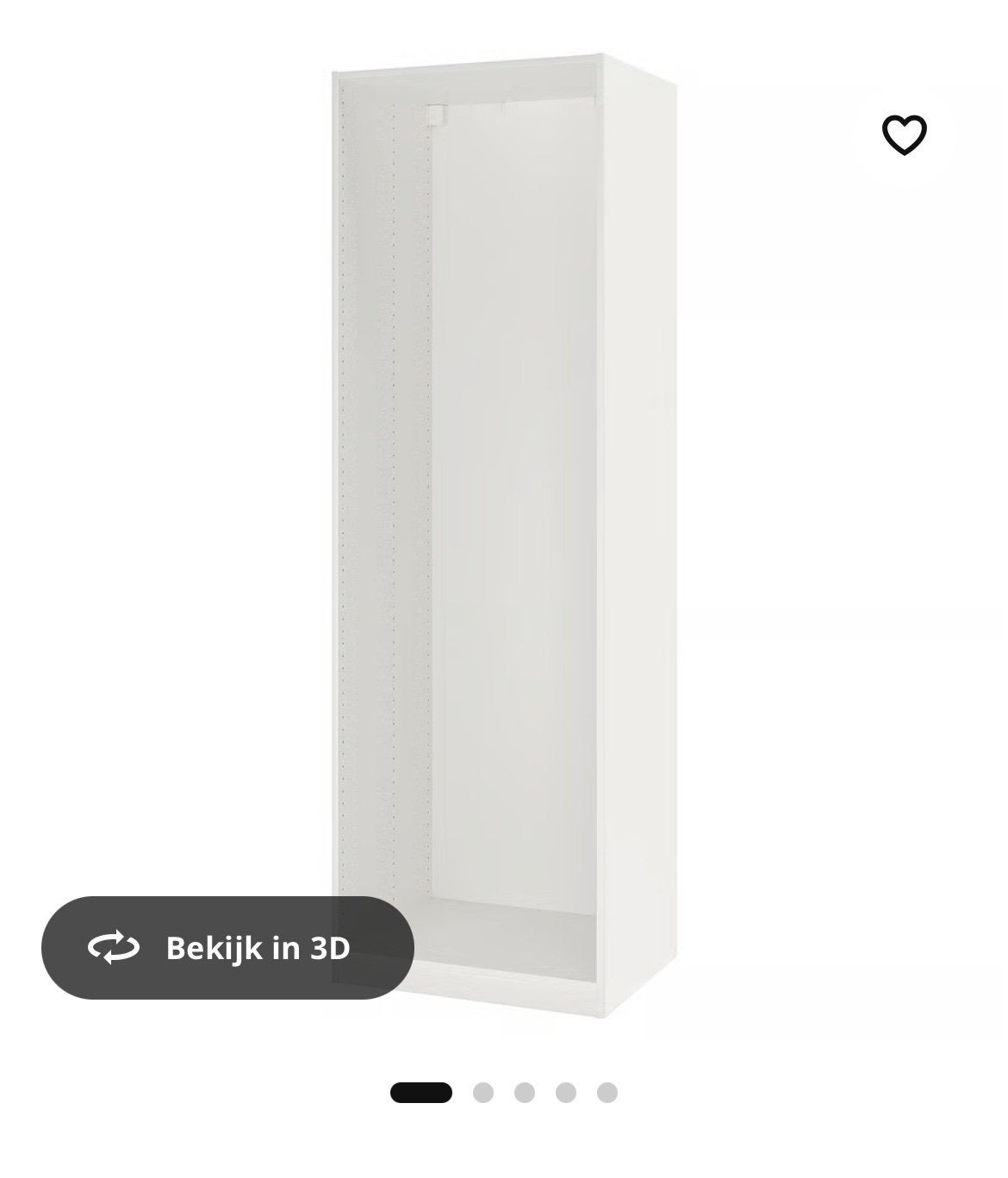 Pax kast basiselement 75 cm Ikea, Ophalen, Gebruikt, 200 cm of meer, 50 tot 100 cm