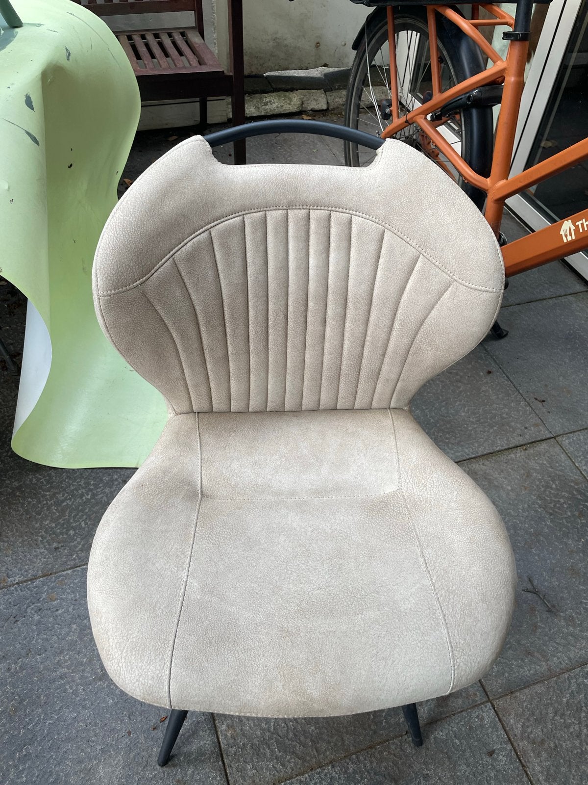 Prachtige eetkamerstoelen - Beige/Zand (per 4), Huis en Inrichting, Ophalen, Overige kleuren, Zo goed als nieuw, Vier