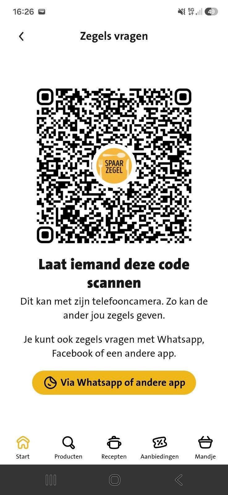 Jumbo zegels gevraagd