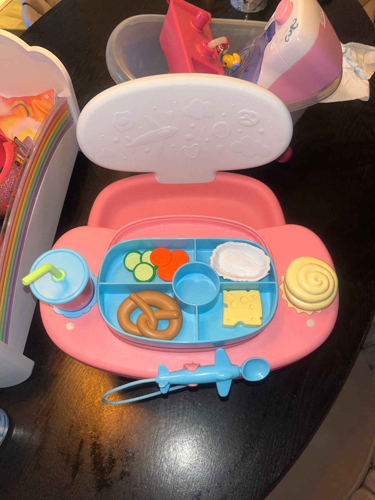 Baby Born Eetstoel met accessoires, Ophalen, Gebruikt, Overige typen