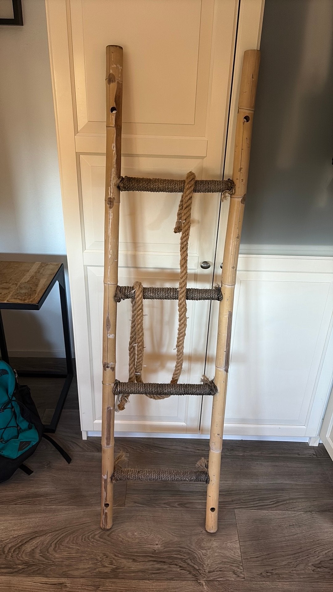 Bamboe lader, Doe-het-zelf en Verbouw, Ophalen, Zo goed als nieuw, Ladder, Minder dan 2 meter