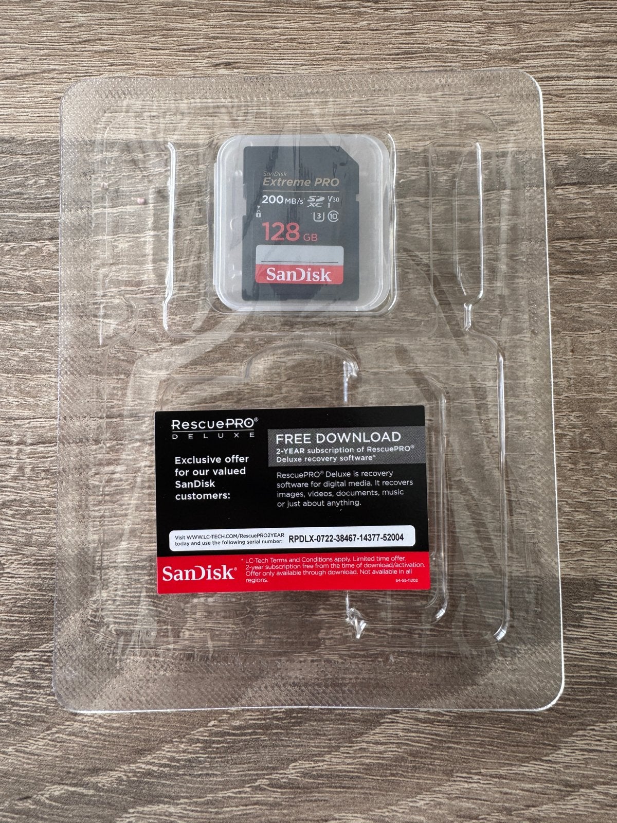 SanDisk Extreme PRO SDXC 128GB - Nieuw in verpakking, SDXC, Nieuw, Ophalen of Verzenden, Geschikt voor 4K video