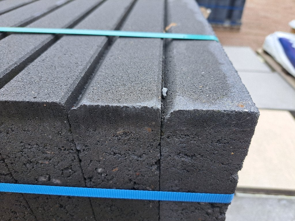Opsluitbanden 6x20x100 antraciet, Ophalen, Overige typen, Nieuw, Minder dan 5 m²