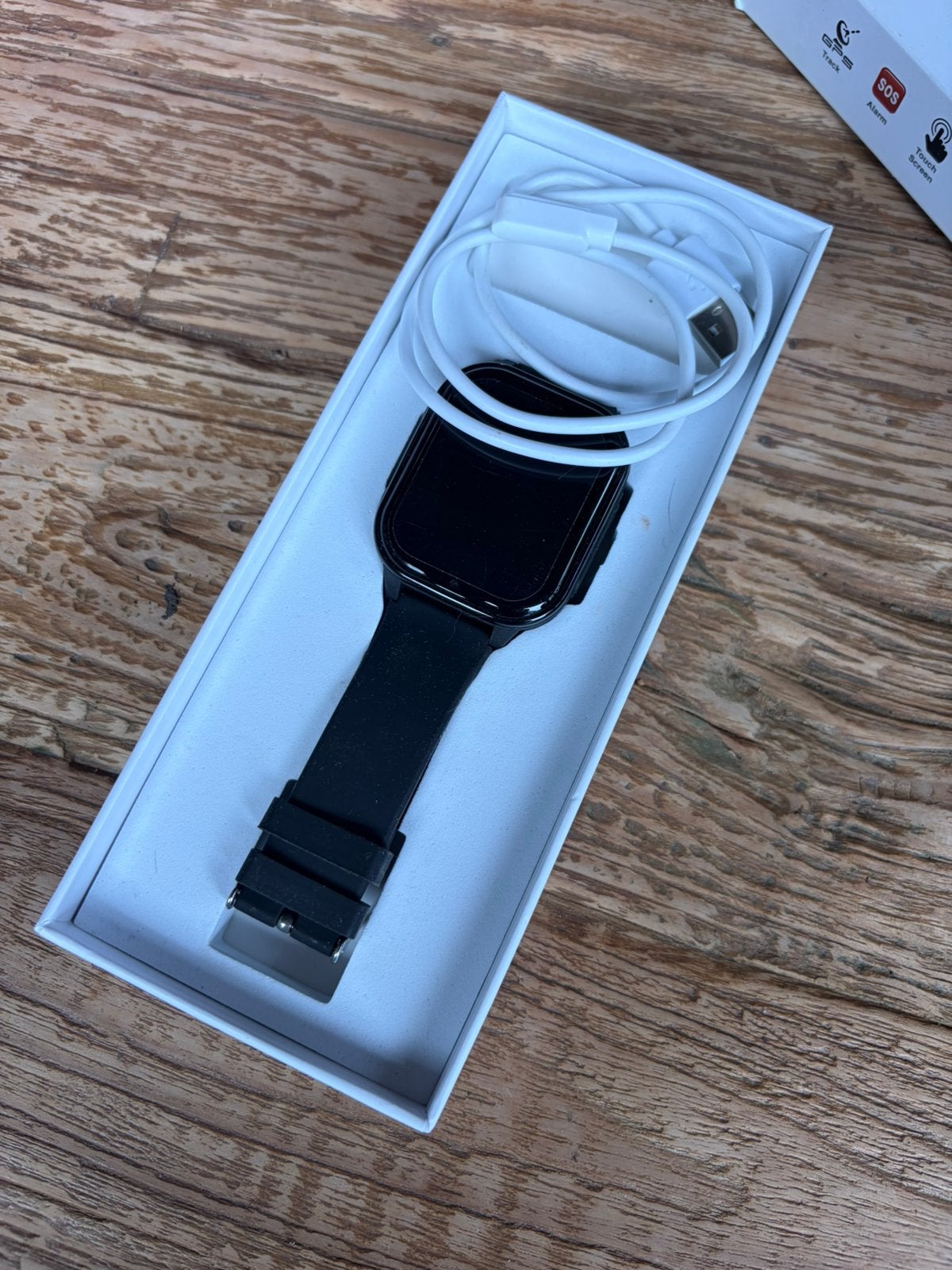 GPS horloge kids bijna niet gebruikt! Zwart, Ophalen, Zwart, Zo goed als nieuw, GPS