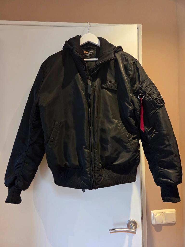 Alpha Industries Bomberjack met afneembare capuchon - XL, Ophalen of Verzenden, Zo goed als nieuw, Maat 56/58 (XL)