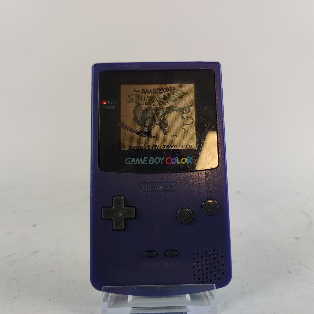 Nintendo Gameboy Color paars zonder batterijklepje || €99.99, Spelcomputers en Games, Avontuur en Actie, Gebruikt, 1 speler, Ophalen of Verzenden