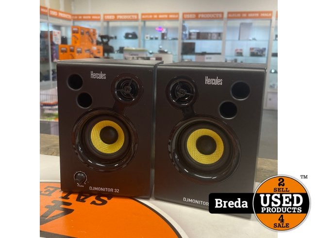 Hercules DJ Monitor 32 Set - Zeer nette staat, Hercules, Zo goed als nieuw, Info@hercules.com, 12 rue Jules Ferry
74940 Annecy-le-Vieux
France