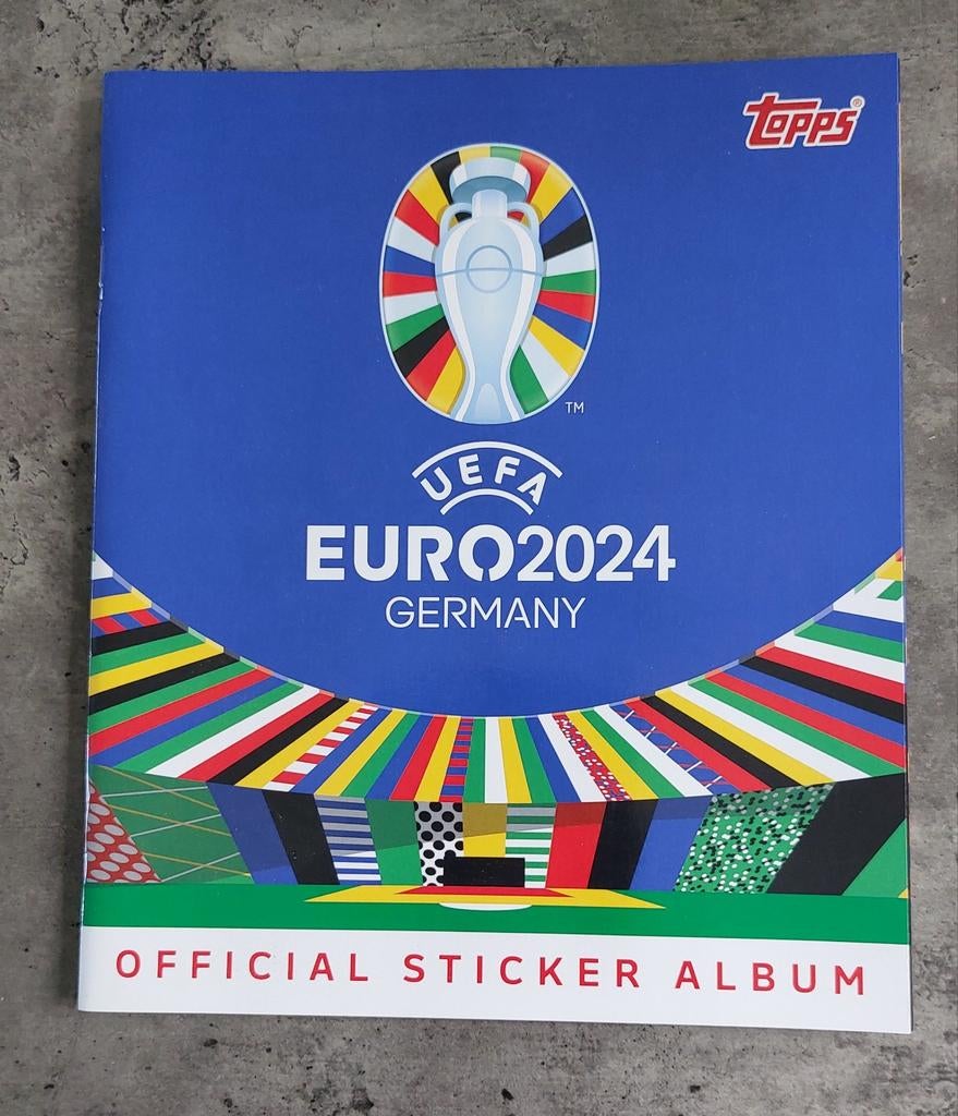 Topps UEFA EURO 2024 Officieel Sticker Album, Verzenden, Nieuw, Sport