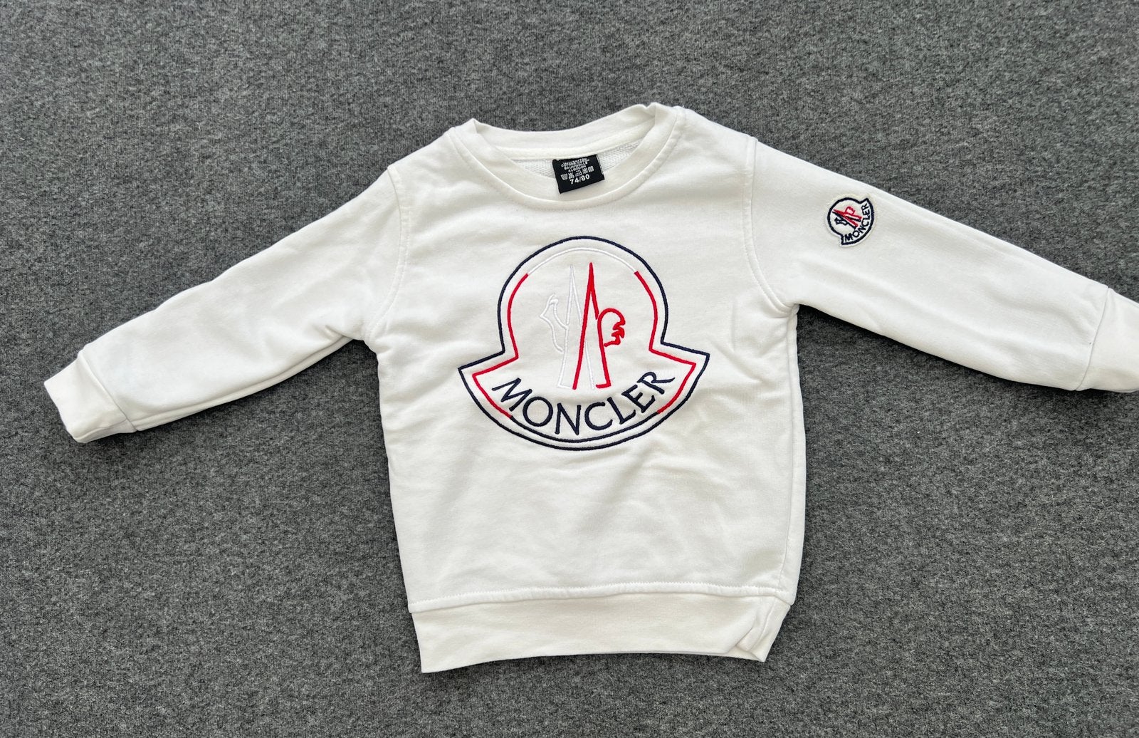 Moncler trui jongen maat 80 – zo goed als nieuw, Kinderen en Baby's, Babykleding | Maat 80, Ophalen of Verzenden, Zo goed als nieuw