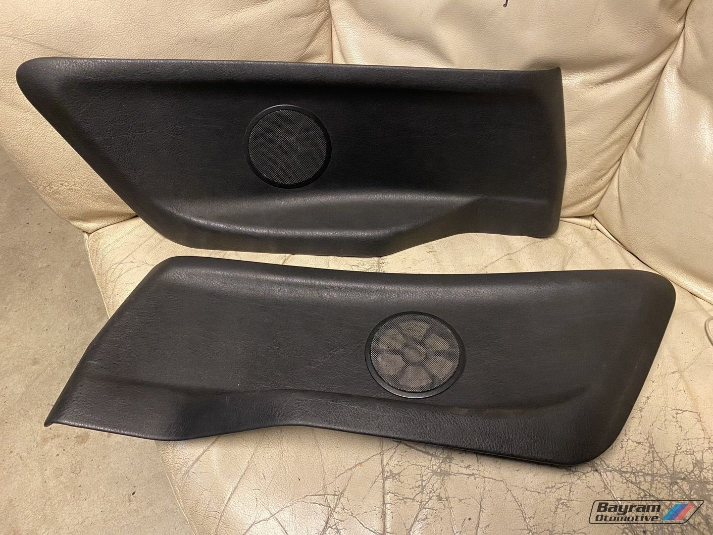 Bmw E36 cabrio deurpanelen achter inleg delen zwart leder m, Auto-onderdelen, Interieur en Bekleding, Gebruikt, -, -, Ophalen of Verzenden