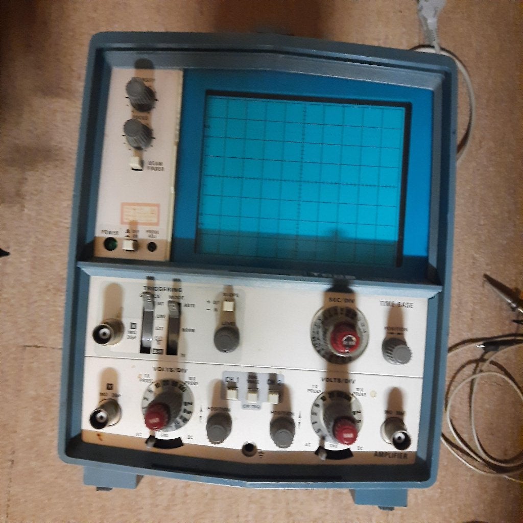 Tektronix T922 oscilloscoop, Ophalen, Gebruikt, Elektriciteit
