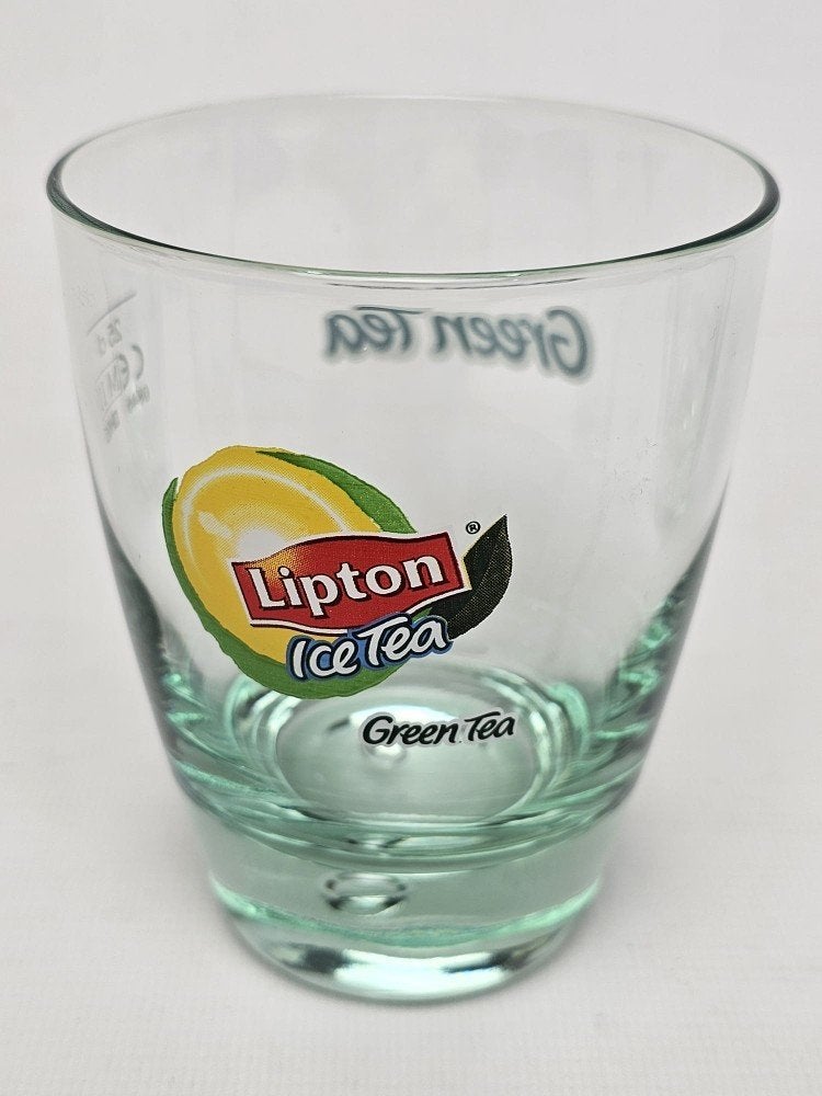 # Lipton ice tea green tea glas model 2, Huis en Inrichting, Glas of Glazen, Gebruikt, Ophalen of Verzenden, Glas