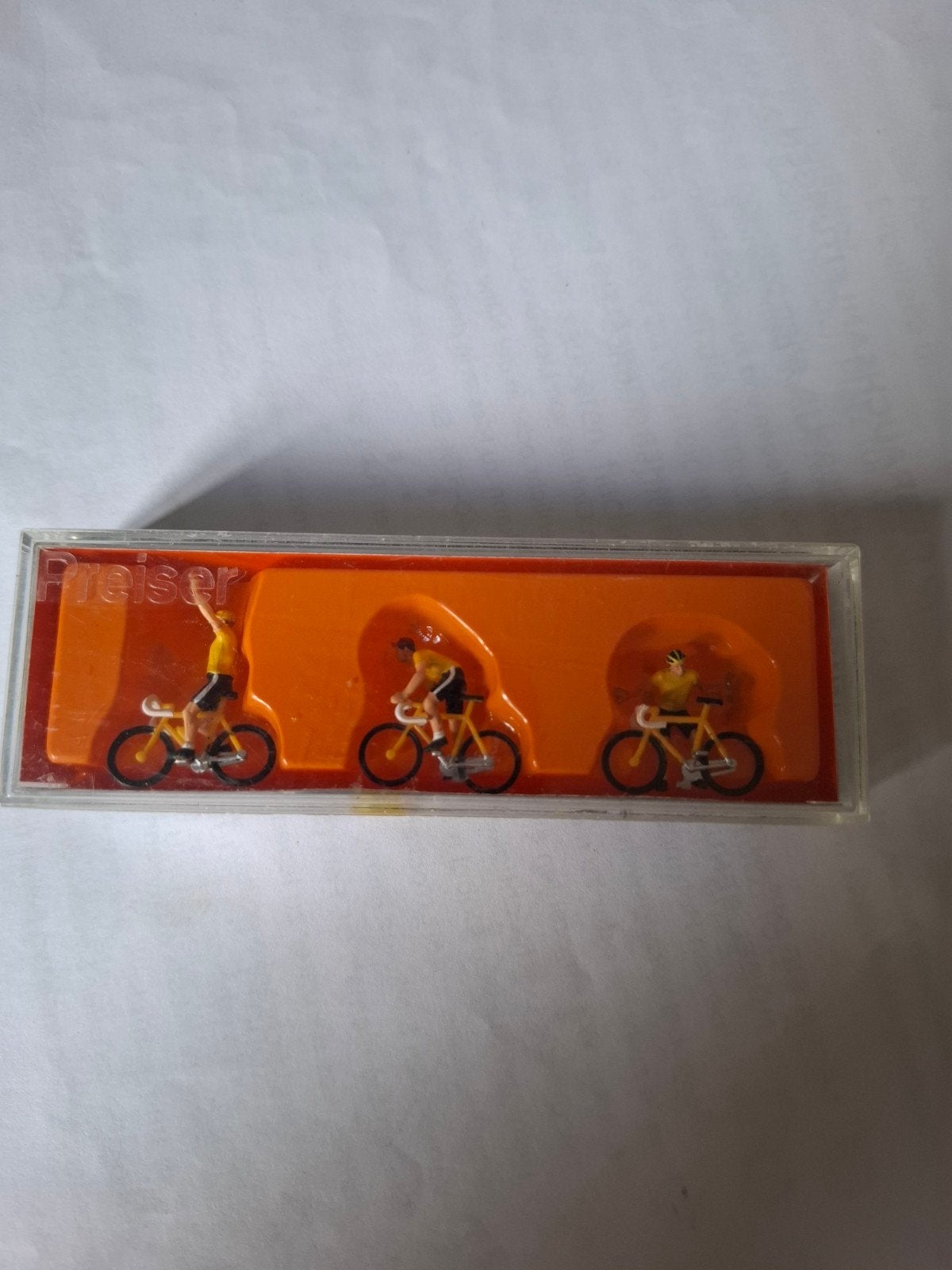 Preiser Wielrenners Team A H0 1:87, Overige merken, 1:50 of kleiner, Overige typen, Ophalen of Verzenden