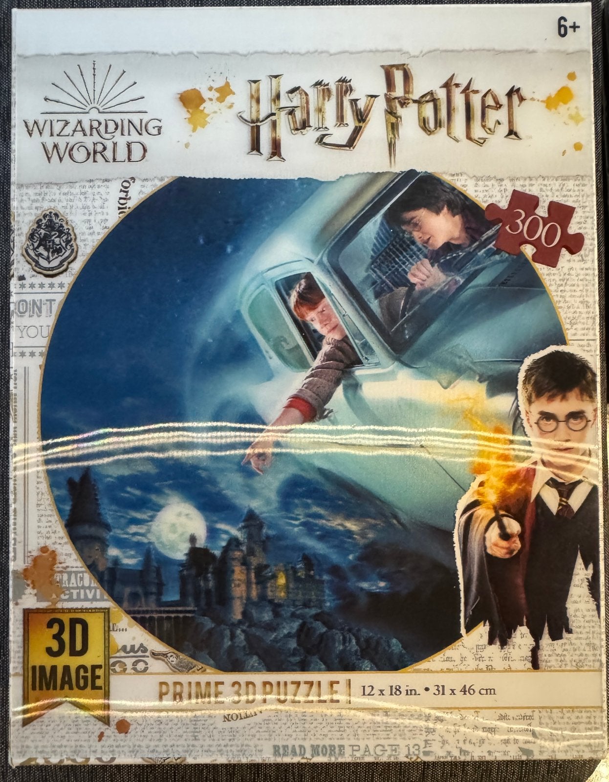 Harry Potter 3D puzzel 300 stukjes zgan, Verzamelen, Ophalen of Verzenden, Zo goed als nieuw, Spel