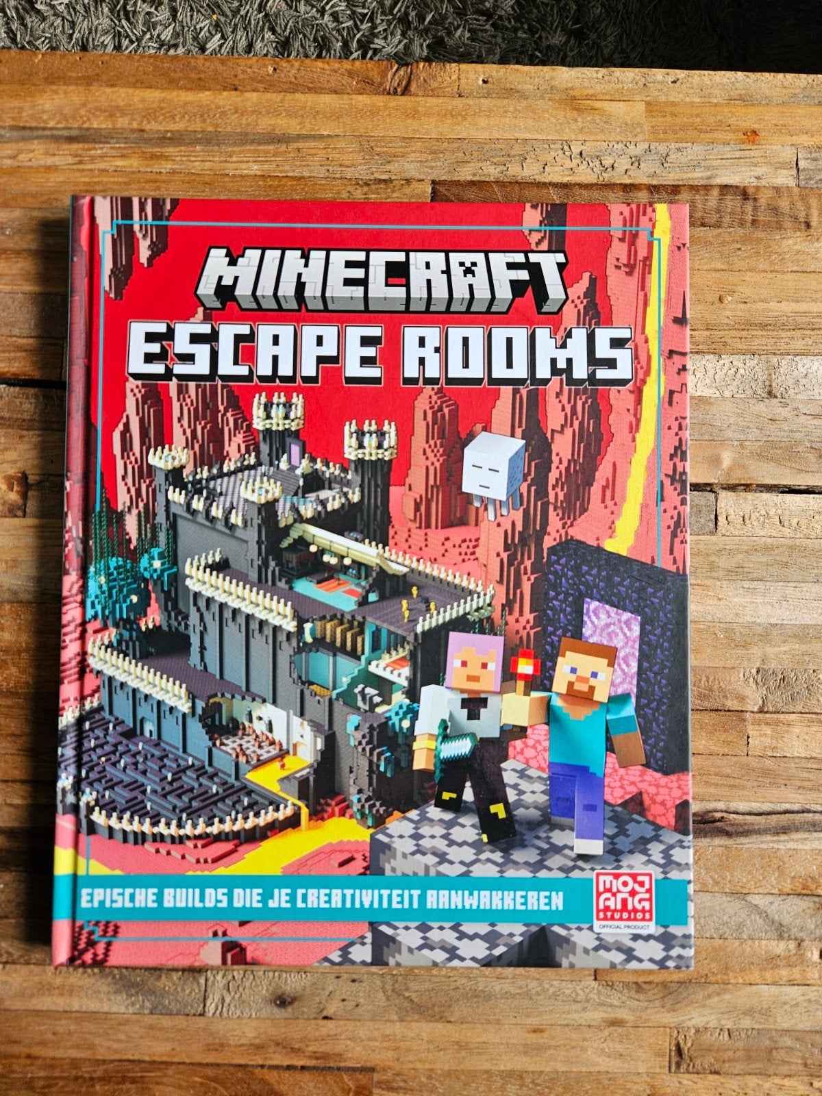 Minecraft Escape Rooms Boek - Epische Builds, Boeken, Kinderboeken | Jeugd | 10 tot 12 jaar, Ophalen of Verzenden, Zo goed als nieuw