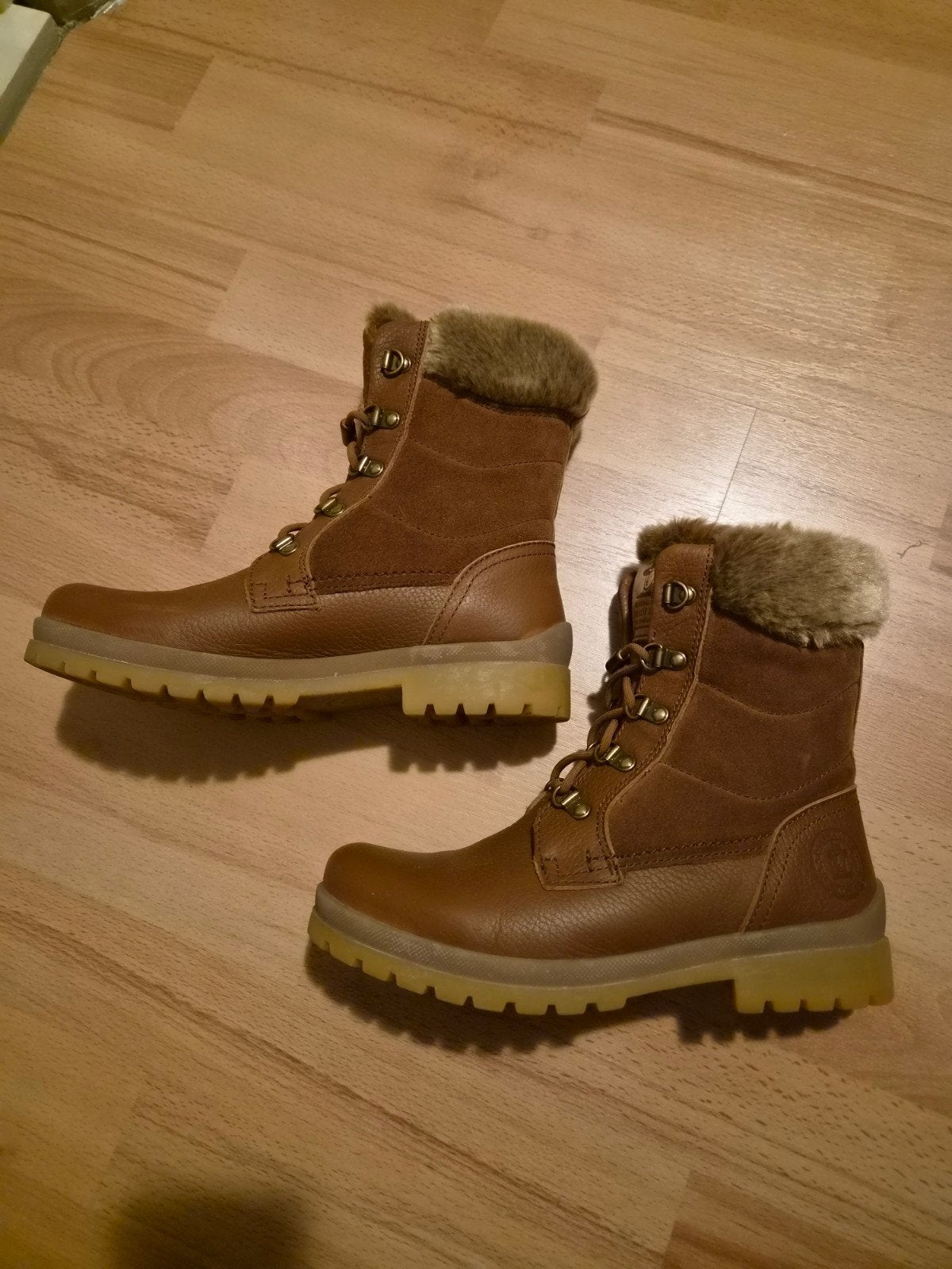 Panama jack snowboots enkellaars maat 38, Bruin, Snowboots, Ophalen of Verzenden, Zo goed als nieuw
