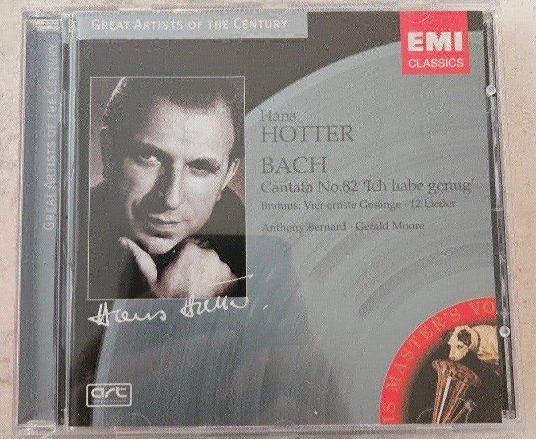 Hans Hotter – Bach & Brahms – Great Artists of the Century, Ophalen of Verzenden, Romantiek, Zo goed als nieuw