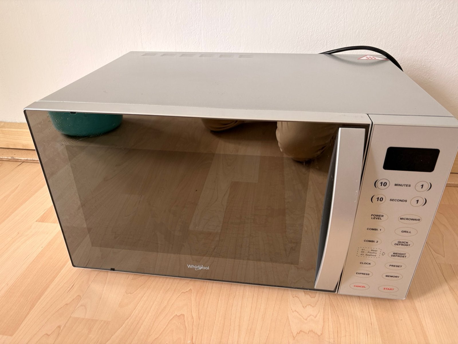 Zgan Whirlpool Magnetronoven, Ophalen, Combimagnetron, Grill, Zo goed als nieuw