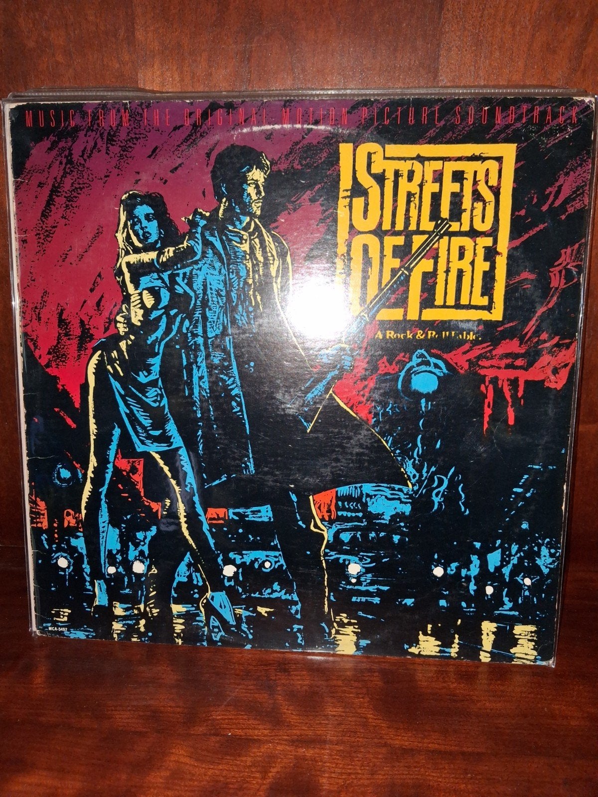 Streets of Fire Soundtrack LP - Originele Persing, LP, Gebruikt, Soundtrack, Originele persing