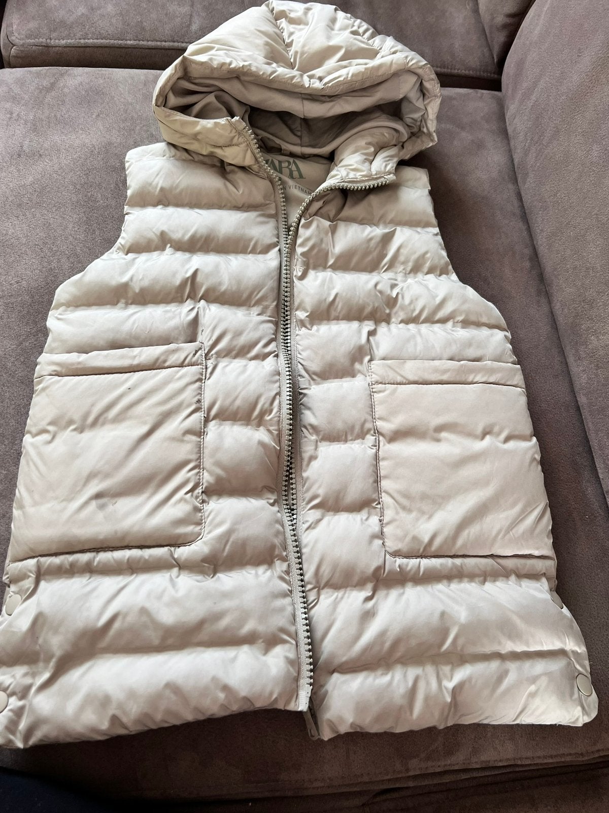 Zara meisjes bodywarmer maat 130 gebruikt, Ophalen of Verzenden, Zo goed als nieuw, Maat 34 (XS) of kleiner, Zwart