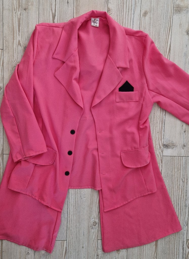 Roze party / thema pak., Kleding | Dames, Carnavalskleding en Feestkleding, Ophalen, Maat 46/48 (XL) of groter, Kleding, Overige thema's
