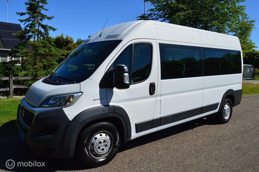 Fiat Ducato Combi 35 2.3 TAXIKLAAR ROLSTOELBUS L3H2 / Marge, Auto's, 313 €/maand, Gebruikt, Euro 6, 150 pk