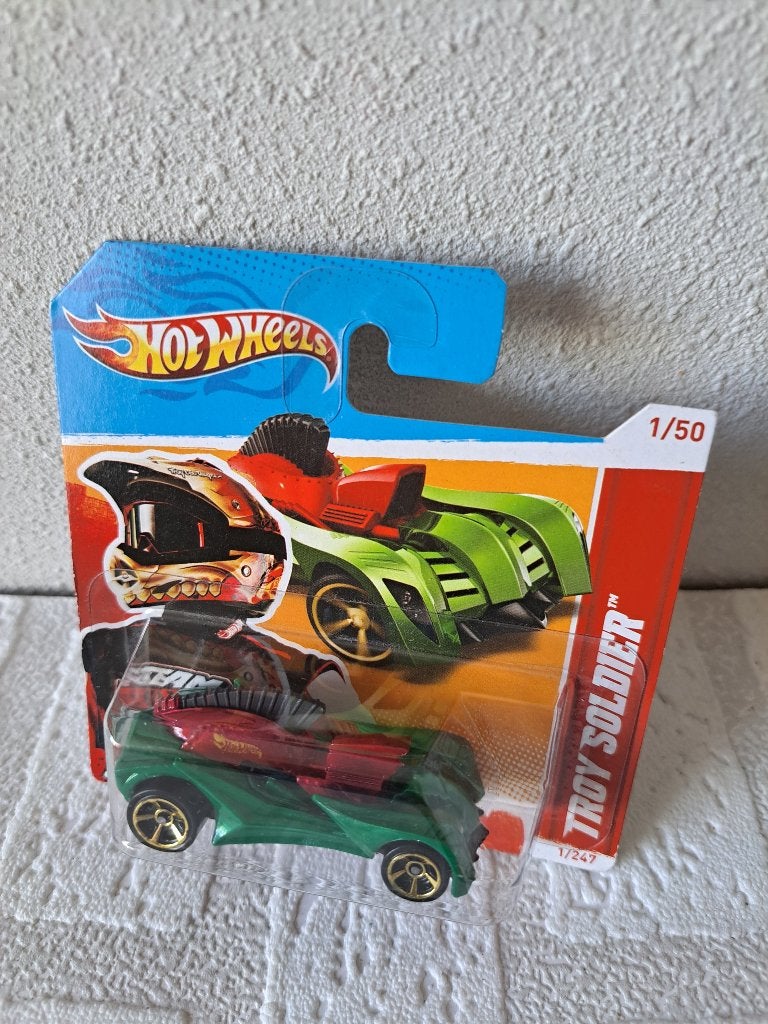 Hot Wheels Troy Soldier 2012-001 - Nieuw in verpakking, Kinderen en Baby's, Speelgoed | Speelgoedvoertuigen, Ophalen of Verzenden