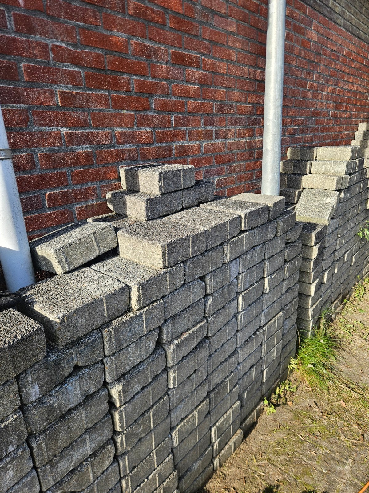 gratis 20x20 stenen - Gebruikte betontegels voor tuin of opr, Overige materialen, Gebruikt, Overige typen, Ophalen of Verzenden