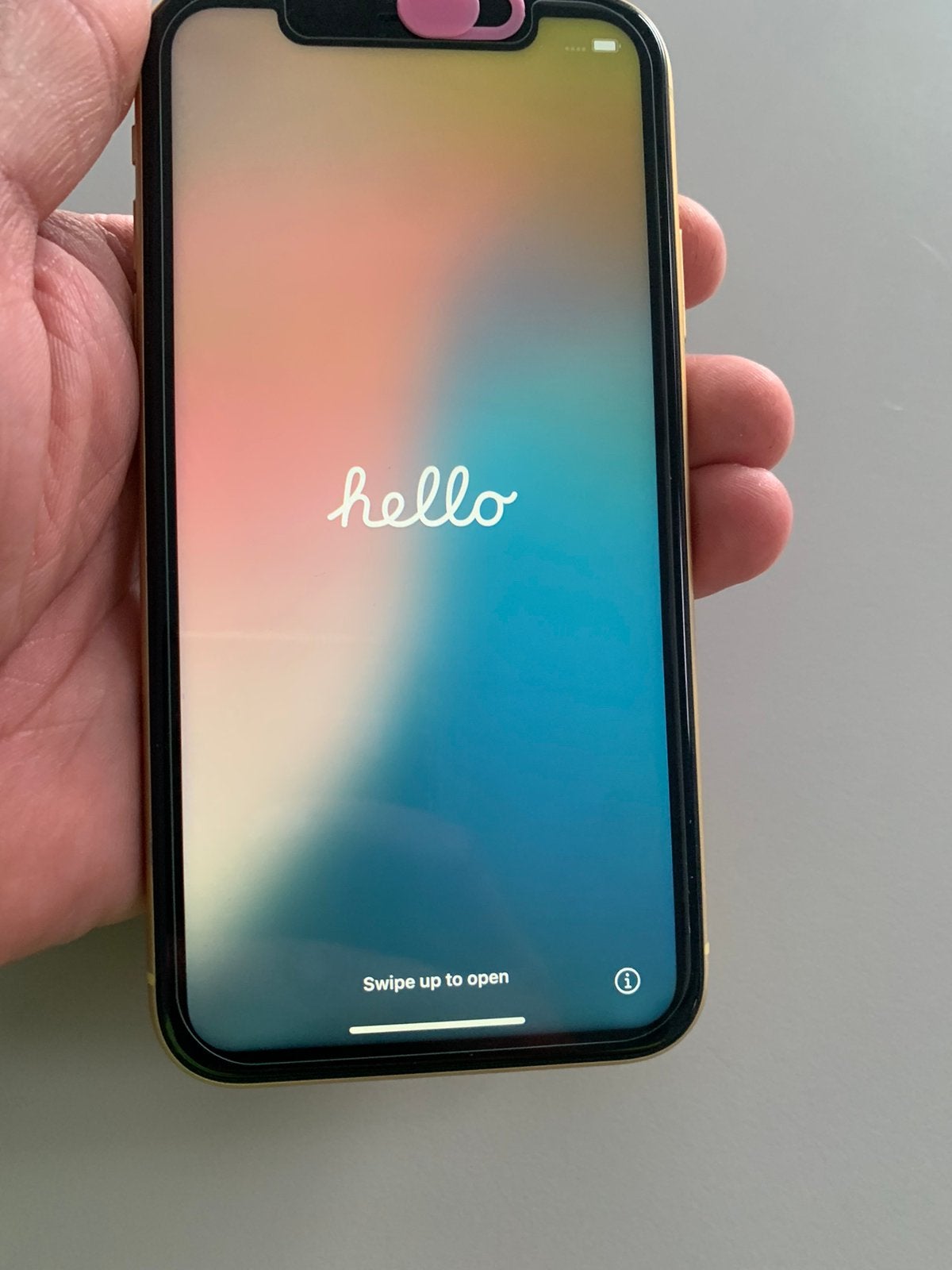 Gele iphone XR 128GB refurbished nieuwe batt!!, Telecommunicatie, Mobiele telefoons | Apple iPhone, 128 GB, Geel, IPhone XR, Refurbished