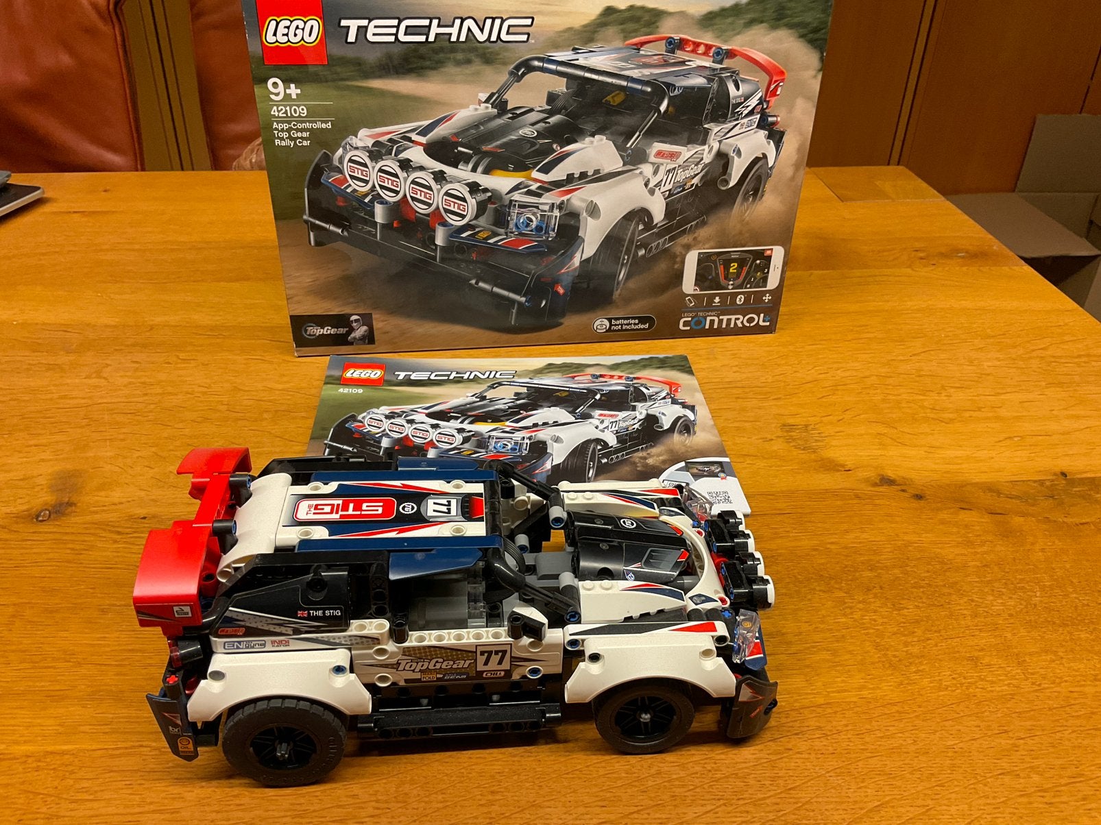 Lego technic Top Gear Rally Car, Ophalen, Lego, Zo goed als nieuw, Complete set
