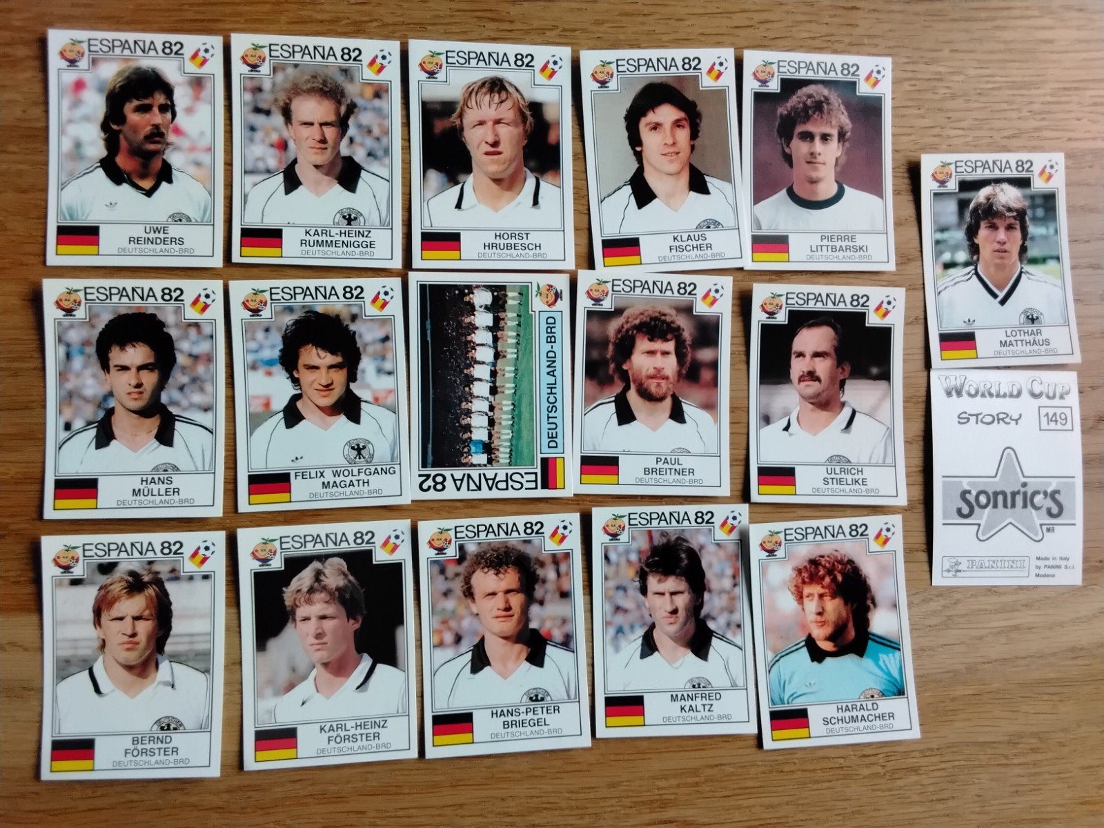 Compleet setje Panini stickers WCS WK 1982 Duitsland, Verzamelen, Ophalen of Verzenden, Zo goed als nieuw, Poster, Plaatje of Sticker