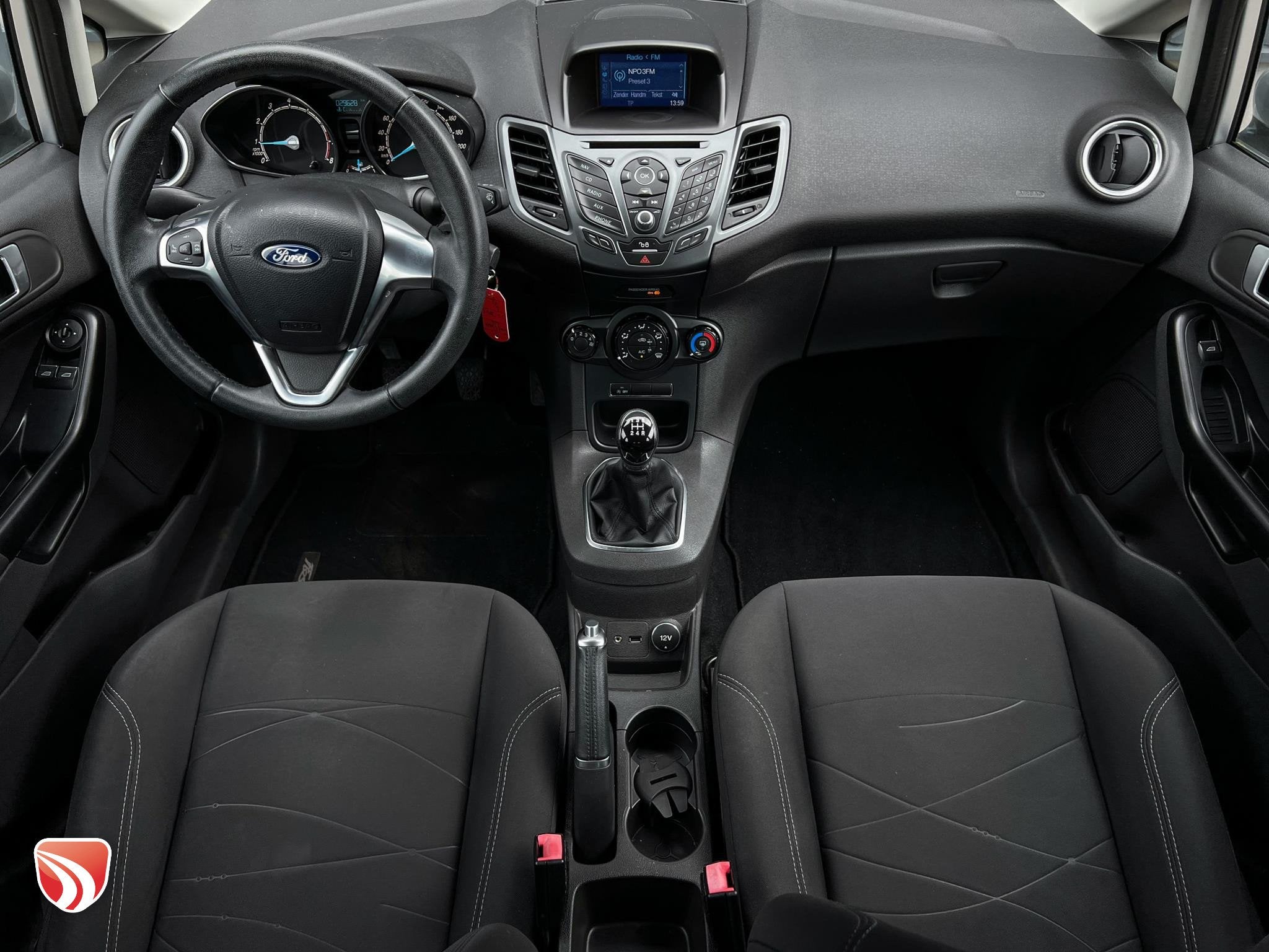 Ford Fiesta 1.0 Style 65pk | Navi | Airco | PDC | NL Auto, Stof, Euro 6, 525 kg, Start-stop-systeem