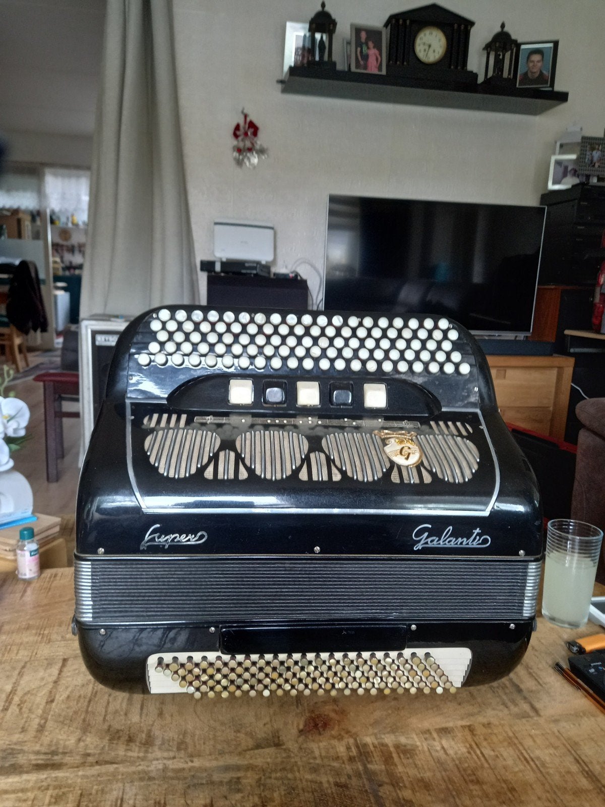 Galanti Super 4-korige Accordeon - Gestemd & Gereviseerd, Ophalen