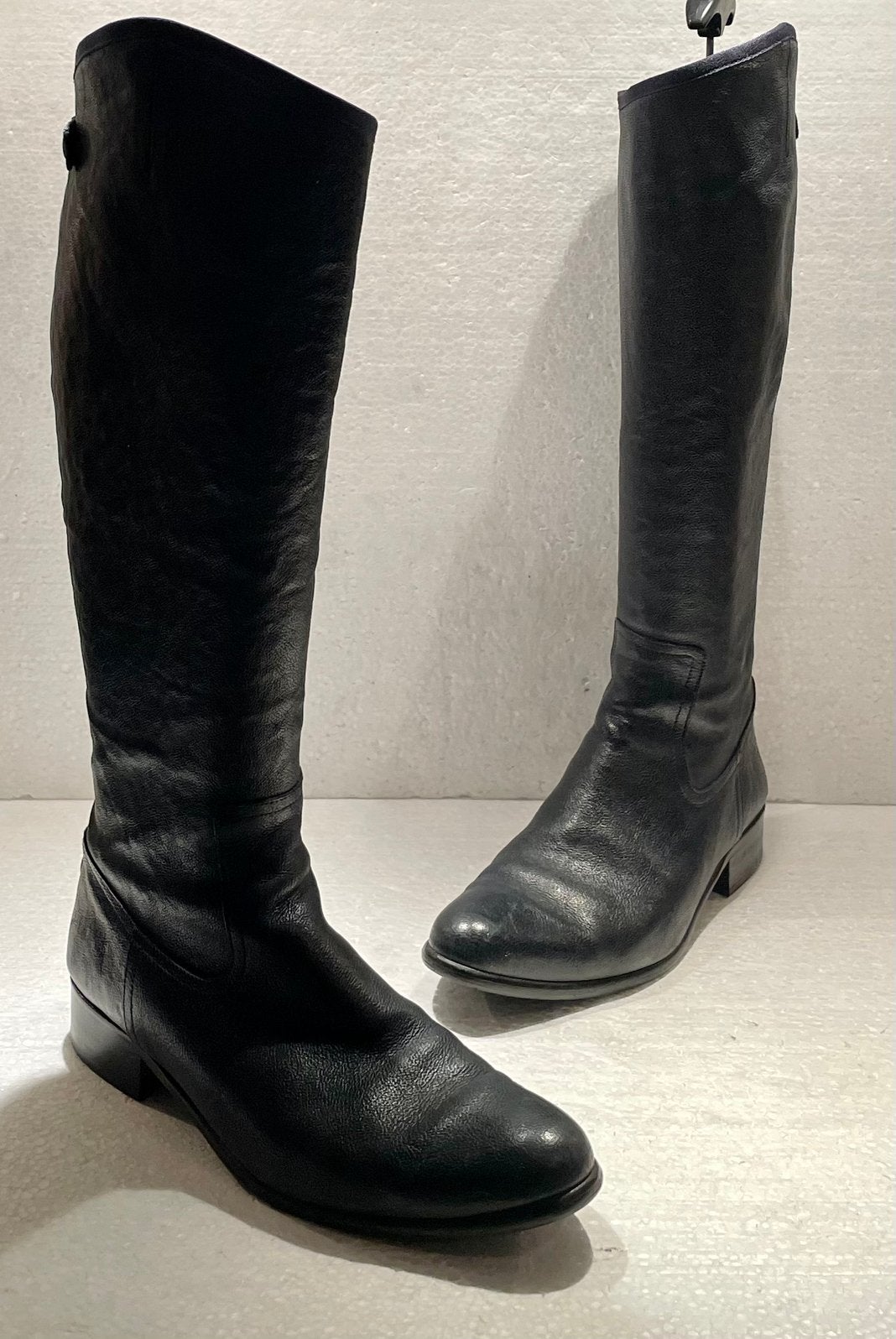 Floris Van Bommel design hoge dames laarzen rits achter 40, Ophalen of Verzenden, Zwart, Hoge laarzen