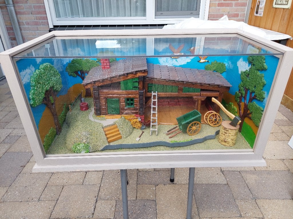 Diorama Amerikaanse boerderij, Ophalen, Zo goed als nieuw, 1:50 of kleiner, Diorama