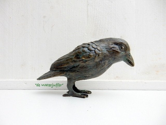 227* Bronzen huismus (Boven €75 geen verzendkosten), Ophalen of Verzenden, Nieuw, Overige materialen, Dierenbeeld