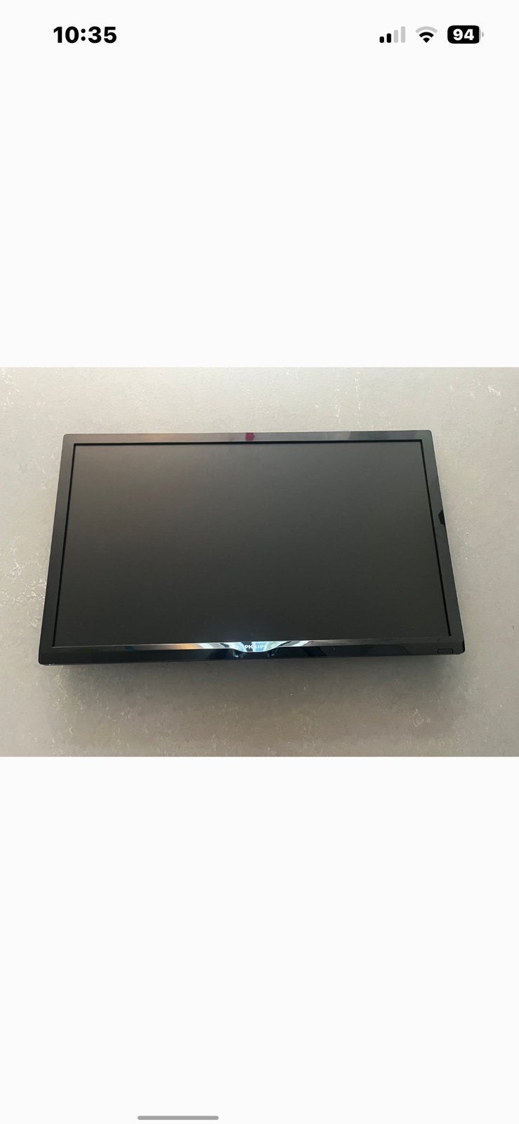 Philips  22 inch tv, Ophalen of Verzenden, Zo goed als nieuw