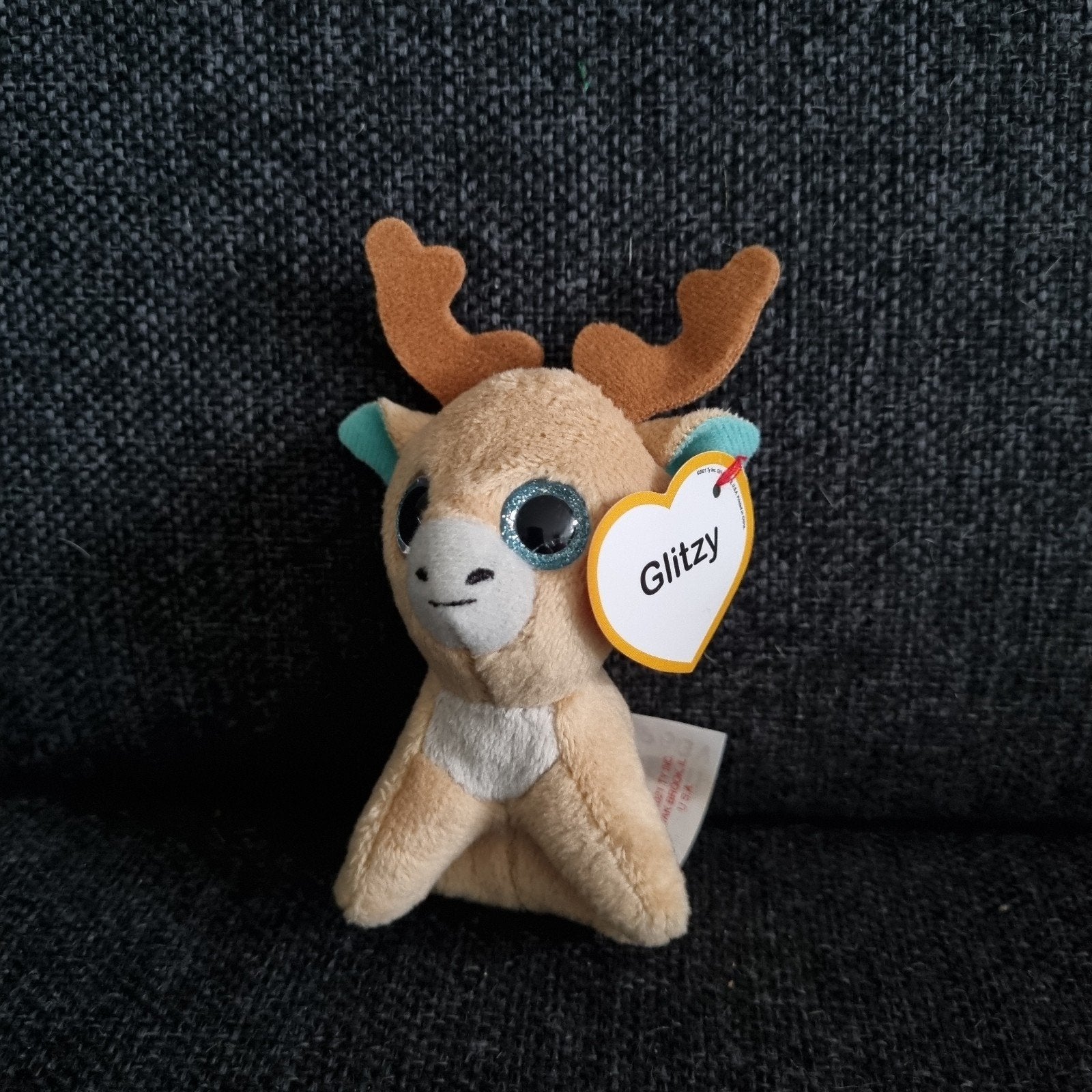 Ty Beanie Boos rendier eland hert glitzy McDonalds, Ophalen of Verzenden