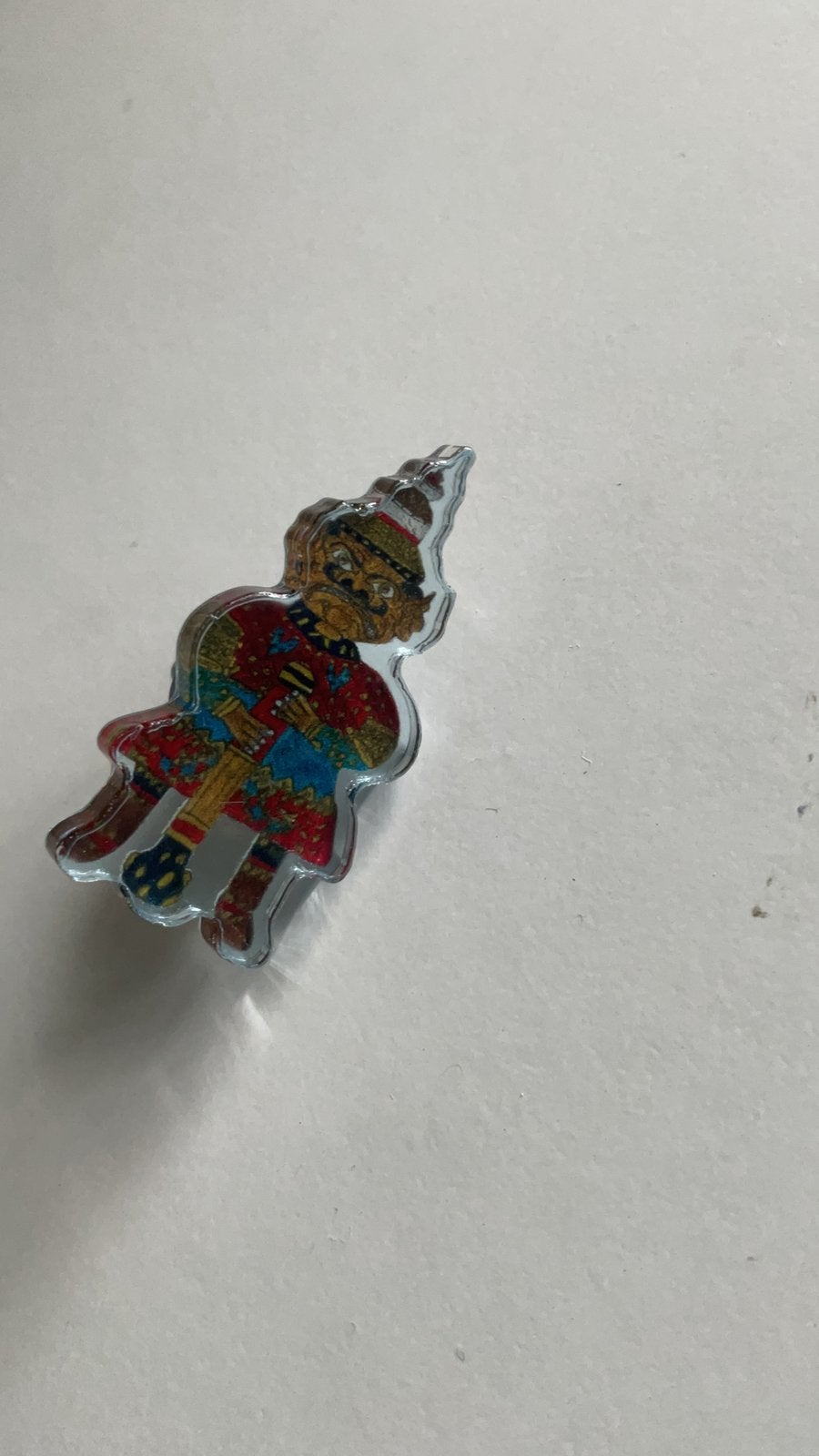 Indische waterlelies acryl fanpin, Ophalen of Verzenden, Zo goed als nieuw