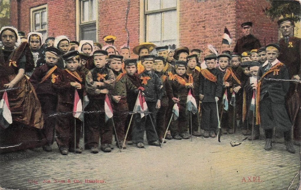 703-332-049 Axel, Verzamelen, Ansichtkaarten | Nederland, Verzenden, Voor 1920, Zeeland
