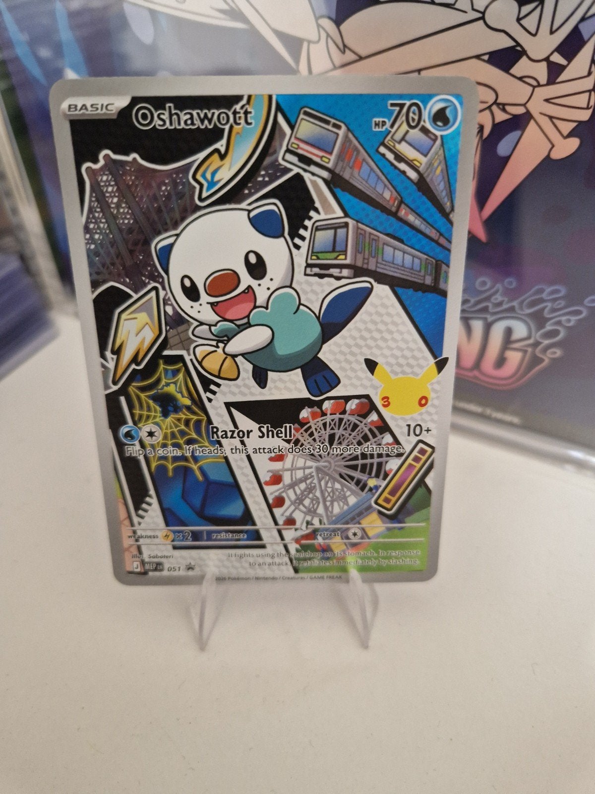 Oshawott 051 Promo, Ophalen of Verzenden, Zo goed als nieuw, Losse kaart, Foil