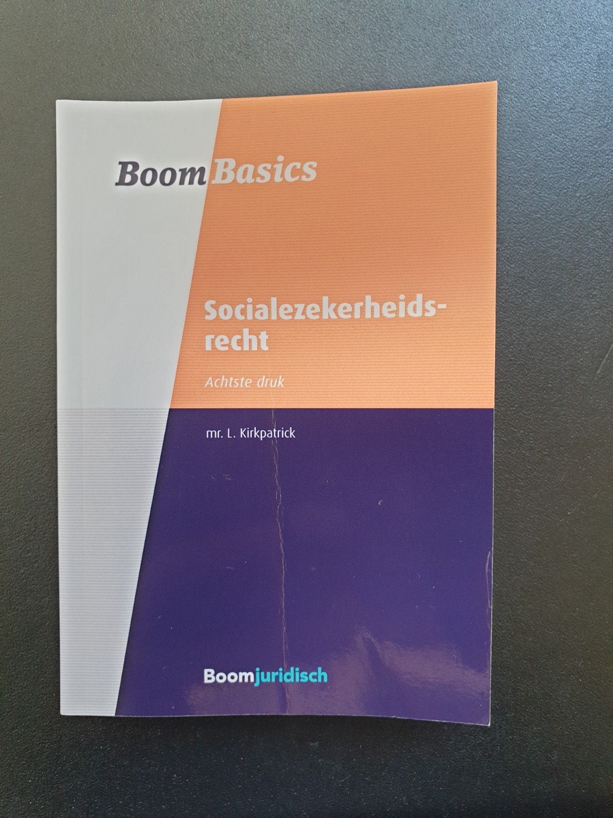 Boom Basics Socialezekerheidsrecht - Achtste druk, Zo goed als nieuw, Mr. L. Kirkpatrick, Gamma, HBO