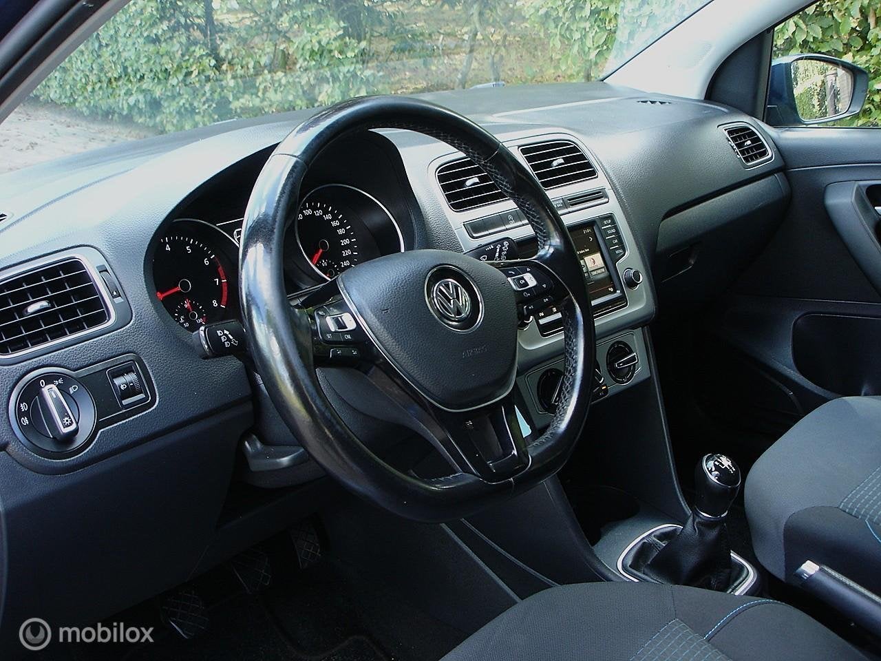 Volkswagen Polo 1.0 BlueMotion Edition (Bj 2016') OrigNL, Voorwielaandrijving, 95 pk, Blauw, Origineel Nederlands