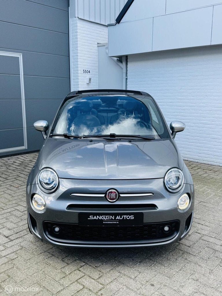 Fiat 500 1.0 Hybrid Rockstar Sport Cabrio NAP Clima Cruise, Auto's, Fiat, Voorwielaandrijving, 4 stoelen, Bedrijf, Handgeschakeld